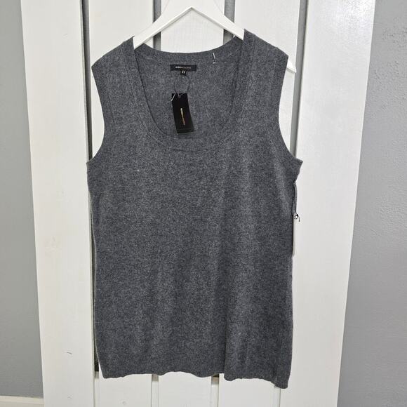 BCBG Max Azria Angora Wool Blend Soft Tank Top Size 2X Capsule Spring Fall Layer - Picture 1 of 7